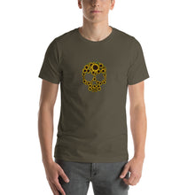 Load image into Gallery viewer, Sunflower skeleton pattern Unisex T-Shirt