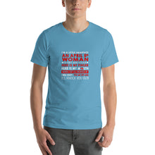Load image into Gallery viewer, I'm a little smartass an April 8th Wmoman short and stout here is my finger Unisex T-Shirt
