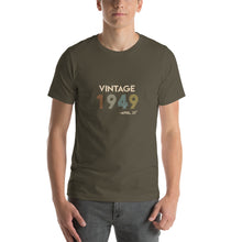 Load image into Gallery viewer, Vintage 1949, April 27th Unisex T-Shirt
